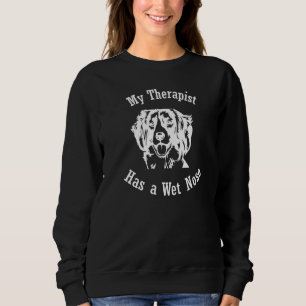Sweatshirt Kooikerhondje chien Mon thérapeute a un nez humide