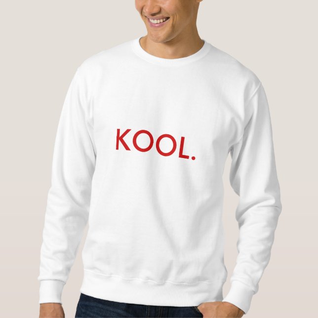 SWEATSHIRT KOOL. (Devant)