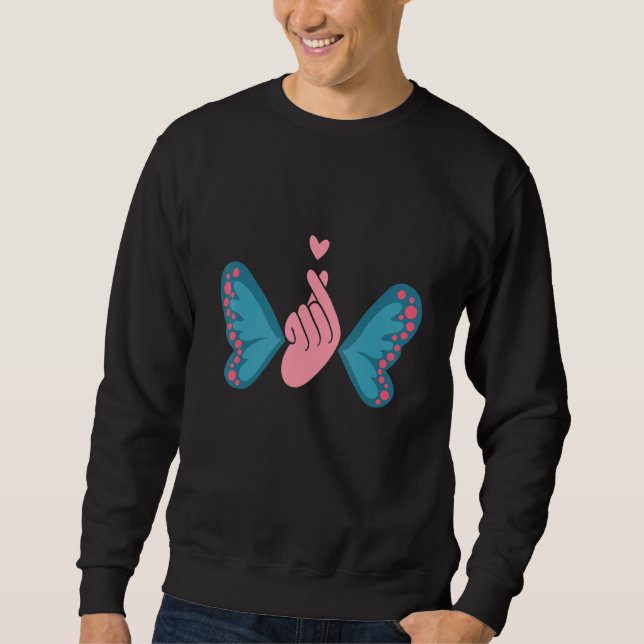 Sweatshirt Korean Drama Kdrama Finger Heart 1 (Devant)