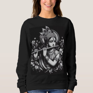 Sweatshirt Krishna Noir et Blanc