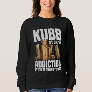 Sweatshirt Kubb Set Viking jeu d'échecs Legend Joueur Viki