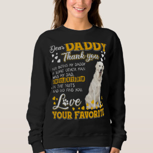 Sweatshirt Kuvasz Cher Papa Merci D'Être Mon Père