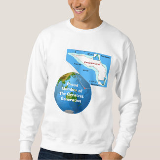 Sweatshirt kwajalein, membre fier de la plus grande