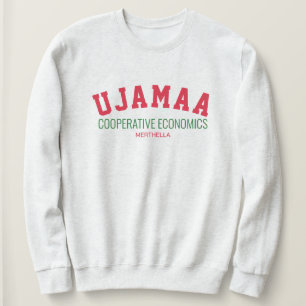 Sweatshirt Kwanzaa UJAMAA Économie coopérative Personnalisée