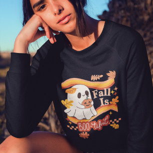 Sweatshirt La chute est pleine - Un fantôme aime la chute