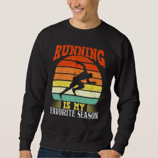 Sweatshirt La course est ma saison préférée Vintage