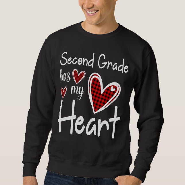 Sweatshirt La deuxième année a mon coeur Buffalo Imprimer Ens (Devant)