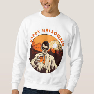Sweatshirt La Éffrayante de Dracola, Halloween, Bière Bravo