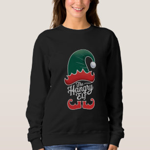 Sweatshirt La famille de l'elfe affamé groupe assorti Noël