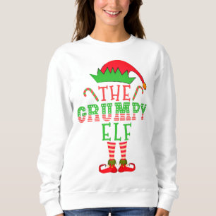 Sweatshirt La famille de Noël des elfes grincheux correspond