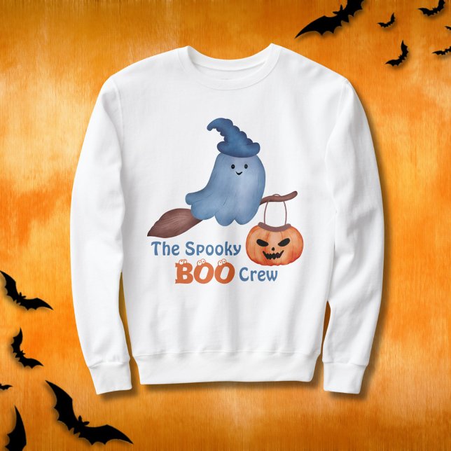 Sweatshirt La famille Éffrayante de Boo Halloween (Créateur téléchargé)
