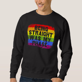 Sweatshirt La Fierté LGBT Être Droit Était Mon Arc-En-Ciel Ph