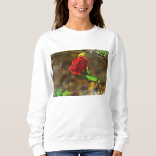 Sweatshirt La Fleur Rouge de Maman