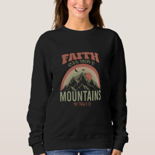 Sweatshirt La foi peut déplacer des montagnes Matthieu 1720 D