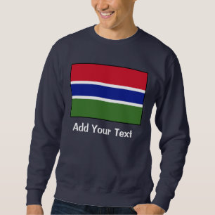 Sweatshirt La Gambie - drapeau gambien