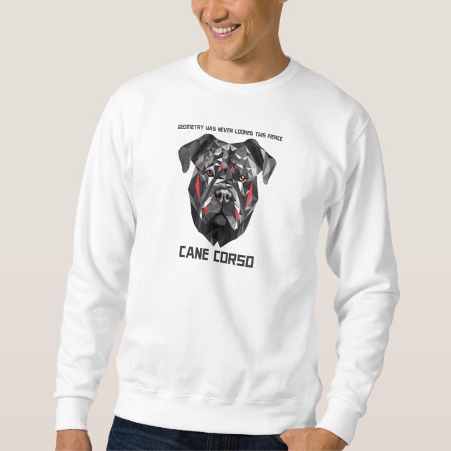 Sweatshirt La géométrie n'a jamais été aussi féroce - Cane Co (Devant)
