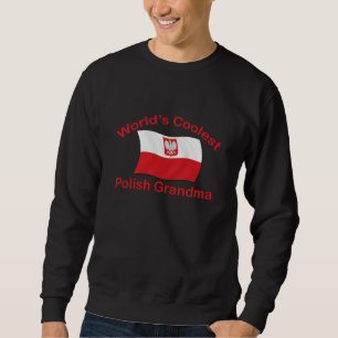 Sweatshirt La grand-maman polonaise la plus fraîche