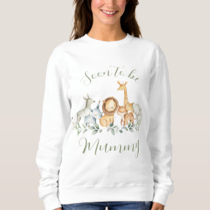 Sweatshirt La jungle lunaire Animaux La verdure Bientôt être 