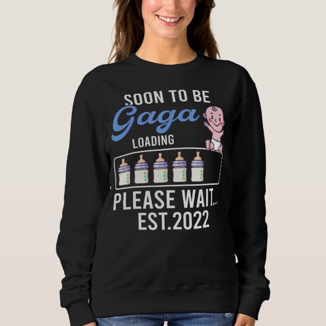 Sweatshirt La Nouvelle Grand-Mère Cesse La Faire-part De Gros (Devant)