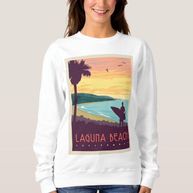 Sweatshirt La plage de Laguna | La plage de Laguna (Devant)
