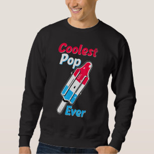 Sweatshirt La Pop la plus froide jamais Popsicle Bombe Rétro