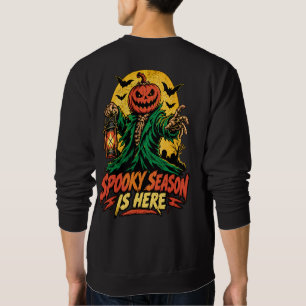 Sweatshirt La saison effrayante est là Citrouille Tête Épouva