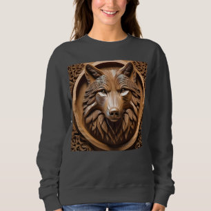 Sweatshirt La sculpture sur bois de loup,