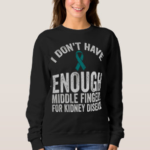 Sweatshirt La sensibilisation n'a pas de doigts moyens pour l