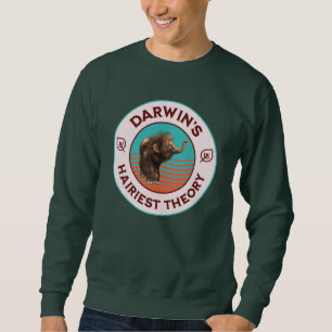 Sweatshirt La théorie la plus poilue de Darwin : un joli mamm