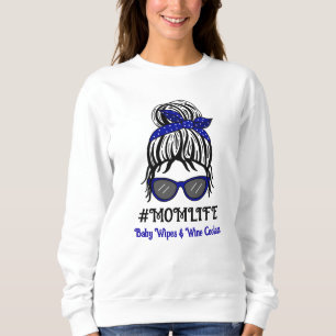 Sweatshirt La vie de maman   Lingettes bébé et Glacières de v