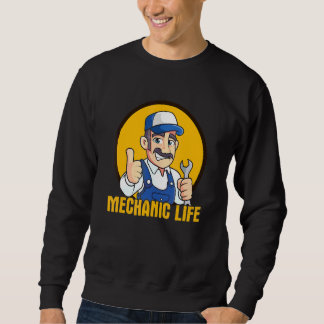 Sweatshirt La vie de mécanicien