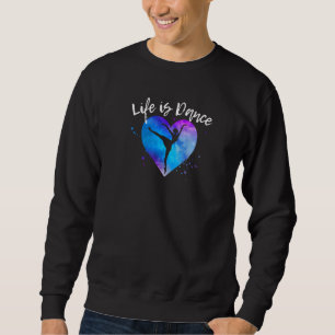 Sweatshirt La Vie Est Danse Ballet Citation Danse Ballerina D