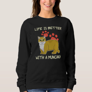 Sweatshirt La Vie Est Meilleur Propriétaire De Animaux De Com
