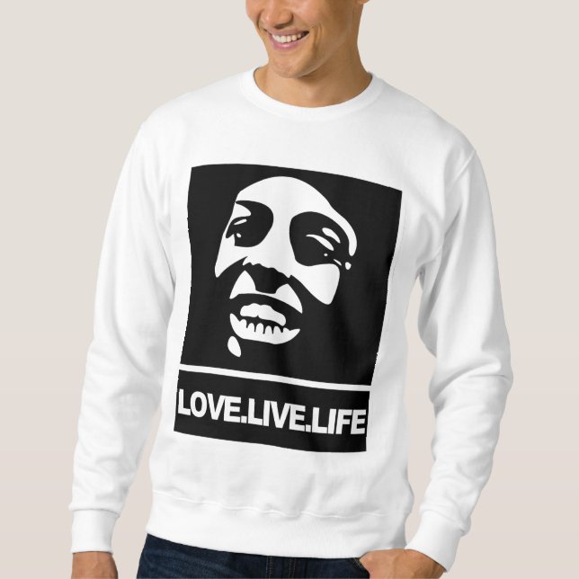 Sweatshirt La vie vivante d'amour (Devant)