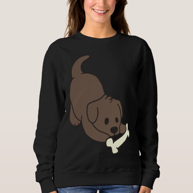 Sweatshirt Laboratoire De Chocolat Avec Os (Devant)