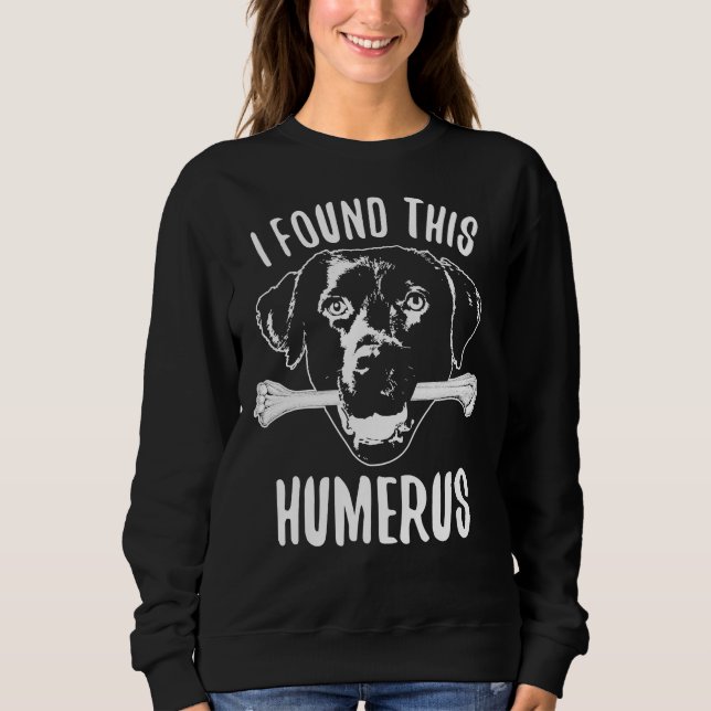 Sweatshirt Laboratoire de chocolat Black Labrador Retriever (Devant)