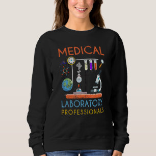 Sweatshirt Laboratoire Med Science Microscope Laboratoire Méd