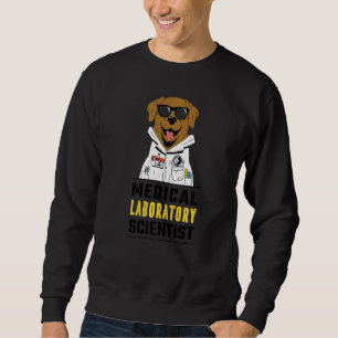 Sweatshirt Laboratoire Médicale scientifique Chien Laboratoir