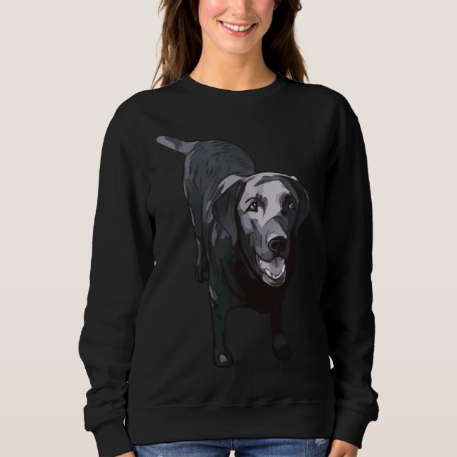 Sweatshirt Laboratoire noir (Devant)