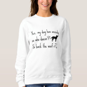 Sweatshirt Labradoodle Mon Chien Anxiété Woof Off