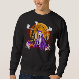 Sweatshirt Labrador Chien portant le manteau d'Halloween Citr