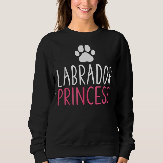 Sweatshirt Labrador Princess (Devant)