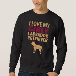 Sweatshirt Labrador Retriever Girl Girl Chien Genre Reveal C