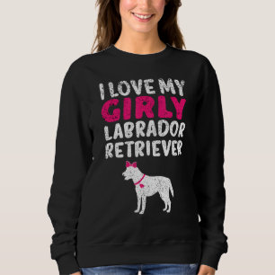 Sweatshirt Labrador Retriever Girl Girl Chien Genre Reveal C