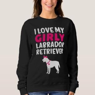 Sweatshirt Labrador Retriever Girl Girl Chien Genre Reveal C