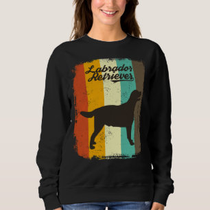 Sweatshirt Labrador Retriever Retro les années 70 chien Vinta