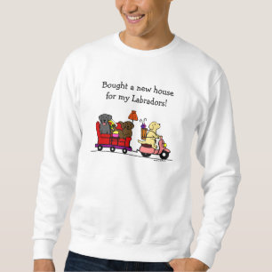 Sweatshirt Labradors en mouvement