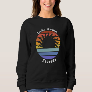 Sweatshirt Lac de Côme Floride FL coucher de soleil Souvenir 