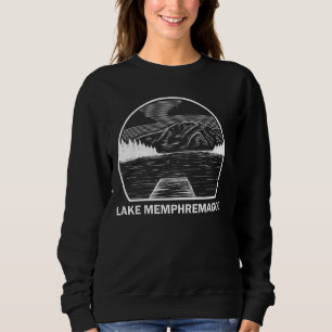 Sweatshirt Lac Memphremagog Vermont Funny Pêche Camping Su