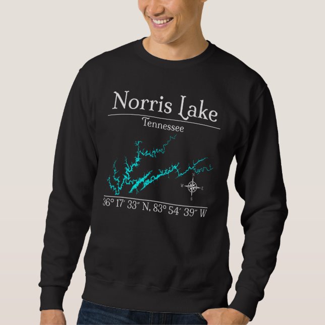 Sweatshirt Lac Norris, Tennessee (Devant)